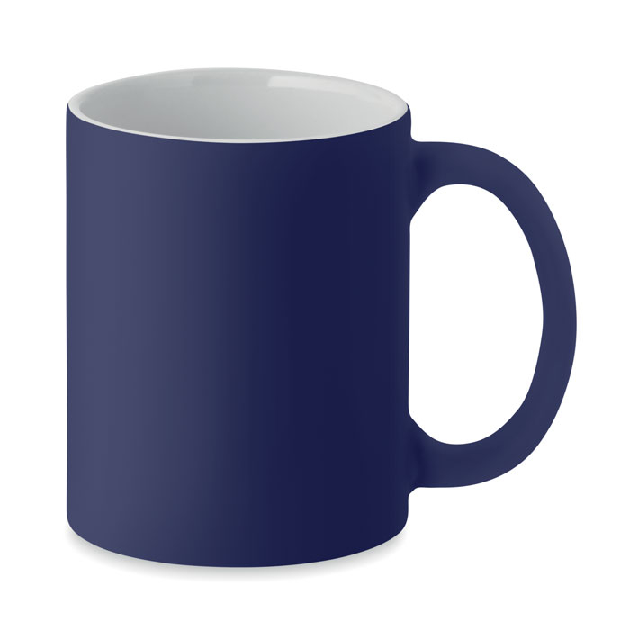 Mug promotionnel en céramique mate 300ml DUBLIN Marine foncé